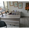 Escritorio Gerencia General en "C" con credenza