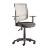 Sillas ergonómicas con espaldar  en malla y asiento tapizado