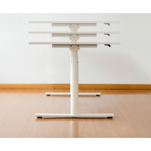 Mesa graduable en altura diferentes posiciones