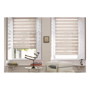 Twinline Cortinas Roller de franjas horizontales