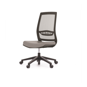 Sillas ergonómicas con espaldar  en malla y asiento tapizado