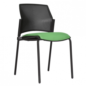 Silla Interlocutora Zyle Espaldar microperforado Asiento tapizado